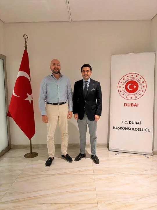 Metin SARI T.C. Dubai Başkonsolosu Onur Saylan Görüşme