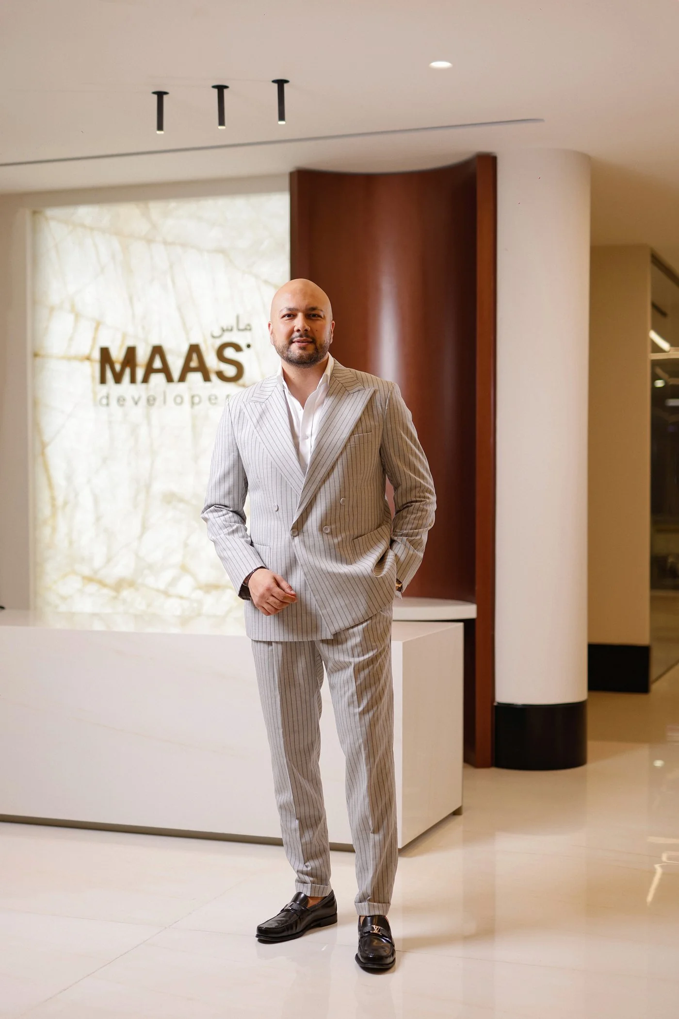 Metin SARI MAAS Developers Logo Lobi Dubai Geliştirici