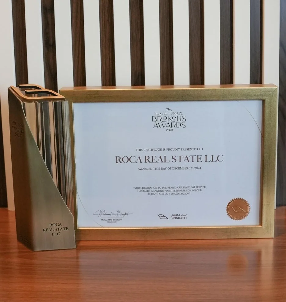 Binghatti Annual Brokers Awards 2024 - Roca Real Estate LLC - Aralık 2024